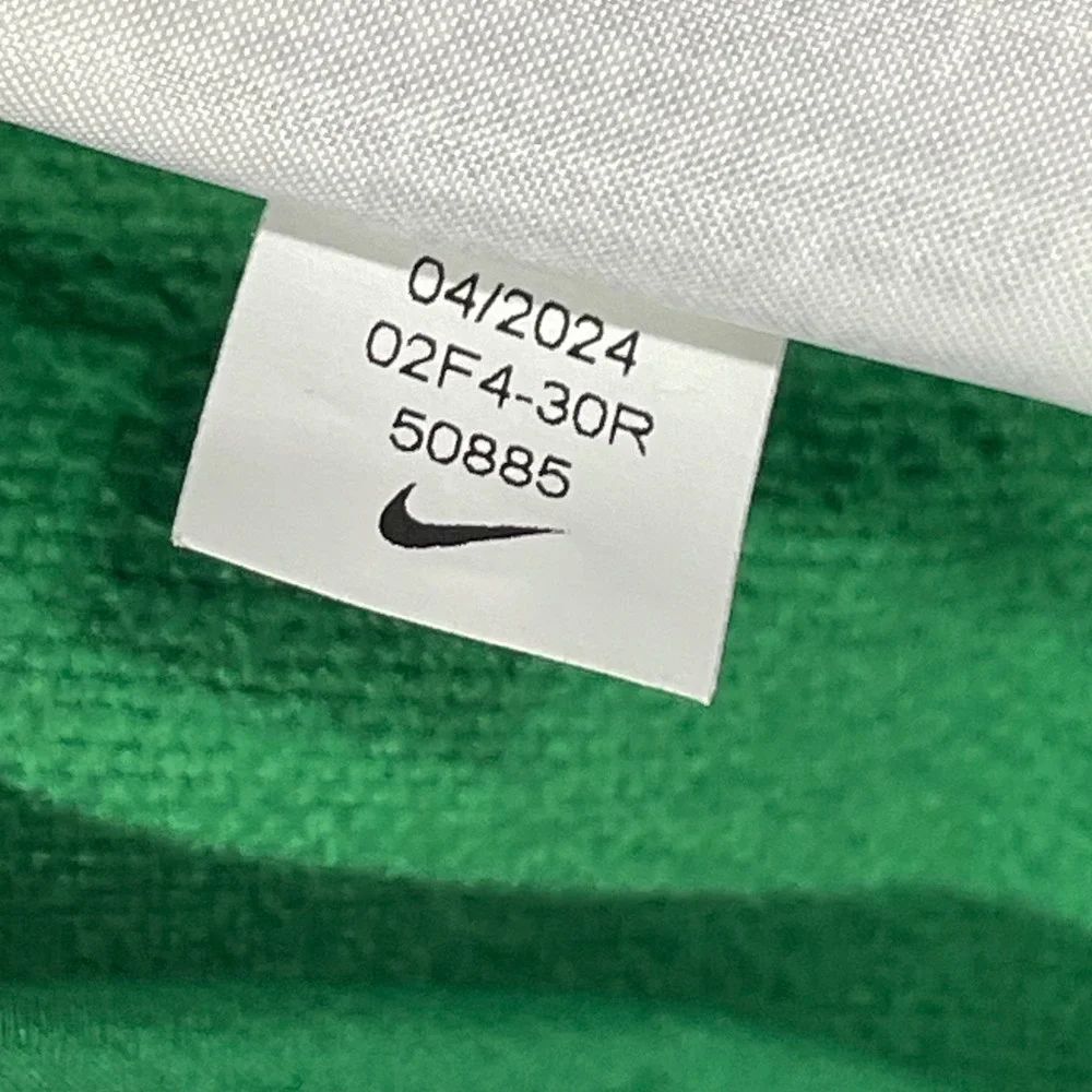 Nike NFL Philadelphia Eagles Kelly Green Retro Logo Windshirt Mens 3XL Side Zip